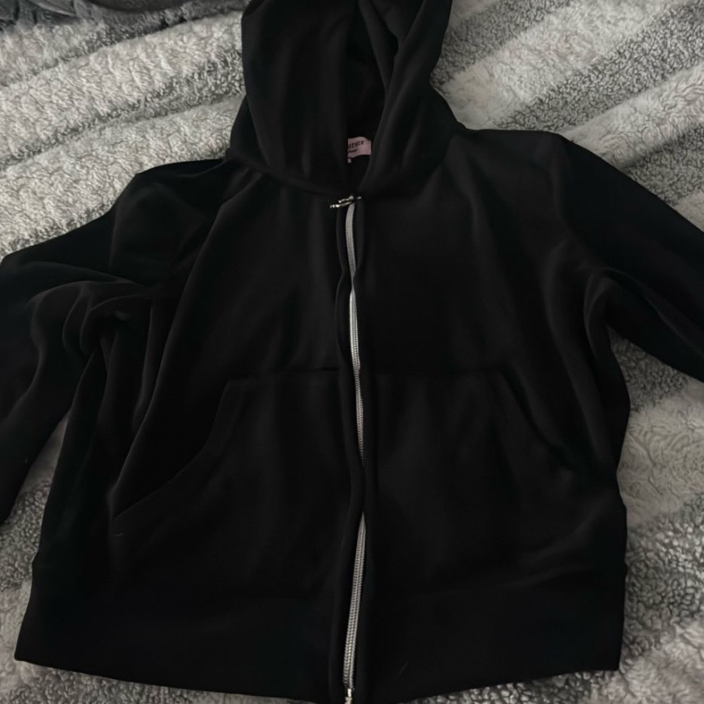 Juicy Couture Black Zip-Up Jacket